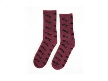 Relic BMX "Stoned" Socks - Wine Red
