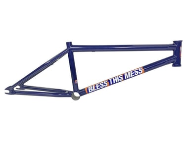 S&M Bikes "BTM Hoder XL" BMX Frame - Blue (Edwin De La Rosa Colorway)