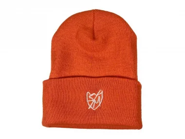 S&M Bikes "Sharpie Shield" Beanie Mütze - Orange