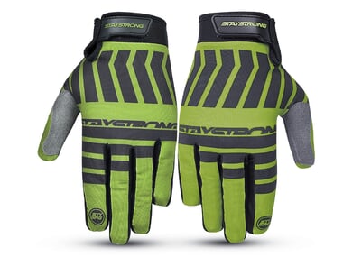 Stay Strong "Chev Stripe" Gloves - Green