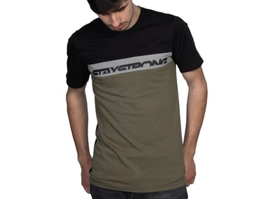 Stay Strong "Cut Off" T-Shirt - Army Green
