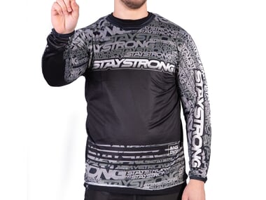 Stay Strong "Mash Up Jersey" Longsleeve - Grey