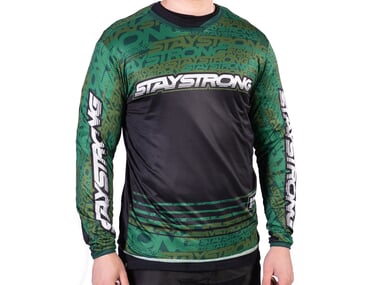Stay Strong "Mash Up Jersey" Longsleeve - Green