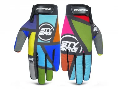 Stay Strong "Mondrian" Gloves - Multicolor