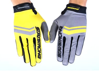 Stay Strong "Opposite" Gloves - Grey/Yellow
