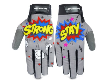 Stay Strong "Pow" Gloves - Grey
