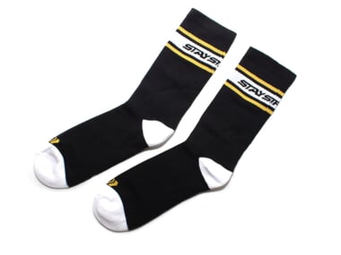 Stay Strong "Stripe" Socks - Black