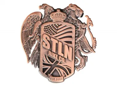 Stolen BMX "10 Year Crest Flat" Steuerrohr Badge