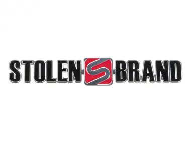 Stolen BMX "Badge Flat" Top Tube Badge