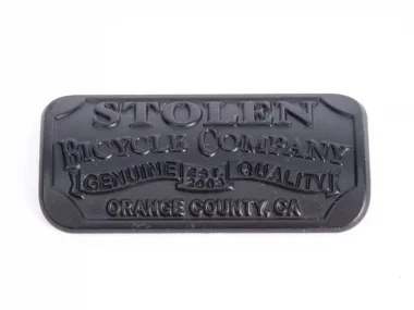 Stolen BMX "Small Crest Arched" Oberrohr Badge
