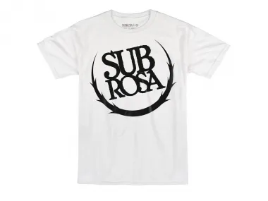 Subrosa Bikes "Big Crest" T-Shirt - White/Black