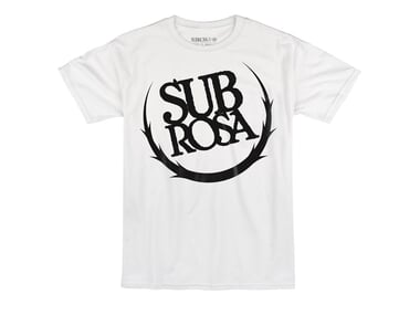 Subrosa Bikes "Big Crest" T-Shirt - White/Black