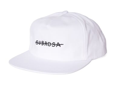 Subrosa Bikes "Crossed Snapback" Kappe - White/Black