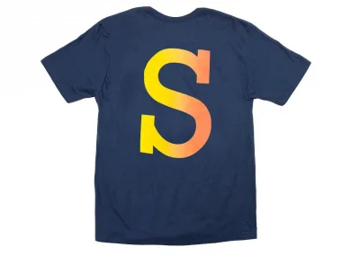 Sunday Bikes "Big S Logo" T-Shirt - Navy