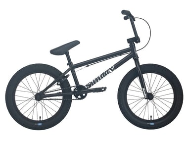 Sunday Bikes "Primer 18" 2023 BMX Bike - 18 Inch | Matte Black