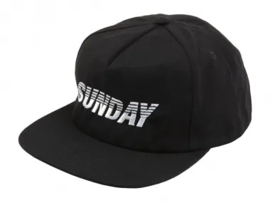 Sunday Bikes X SHREDD "5-Panel Snapback" Basecap - Black