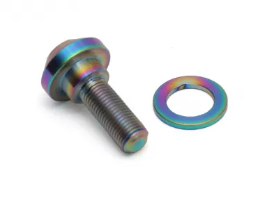 TLC Bikes "Metric Titanium 10mm (3/8")  Female" Hub Bolt