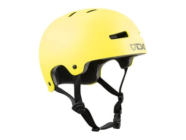 TSG "Evolution Solid Colors" BMX Helmet - Satin Acid Yellow