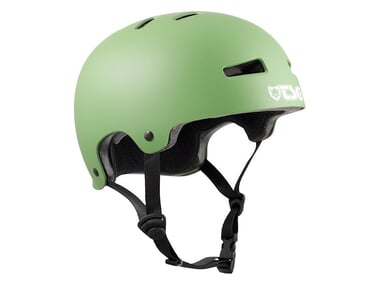 TSG "Evolution Solid Colors" BMX Helm - Satin Fatigue Green