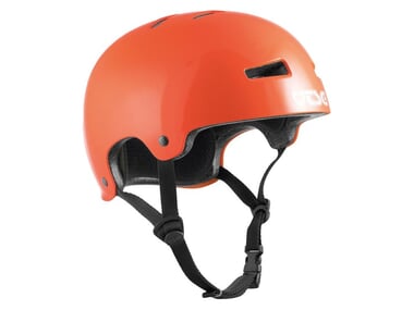 TSG "Evolution Solid Colors" BMX Helmet - Gloss Orange