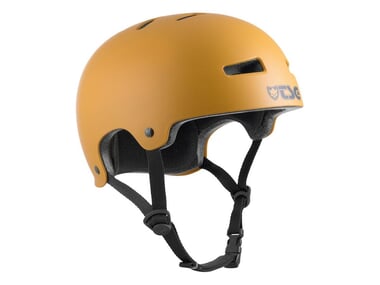 TSG "Evolution Solid Colors" BMX Helmet - Satin Yellow Ochre