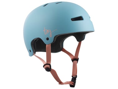 TSG "Evolution Women Solid Color" BMX Helm - Satin Porcelain Blue