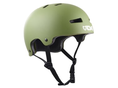 TSG "Evolution Youth Solid Color" BMX Helmet - Satin Olive