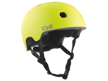 TSG "Meta Solid Colors" BMX Helmet - Satin Acid Yellow