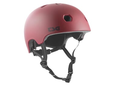 TSG "Meta Solid Color" BMX Helmet - Satin Oxblood
