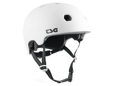 TSG "Meta Solid Color" BMX Helmet - Satin White