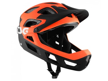 TSG "Seek Youth FR Graphic Design" Helmet - Flow Black-Orange