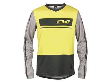 TSG "Skillz Jersey" Longsleeve - Black/Lime/Yellow