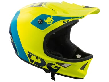 TSG "Squad Graphic Design" Fullface Helmet - Trap-Acidyellow