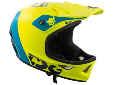 TSG "Squad Graphic Design" Fullface Helm - Trap-Acidyellow