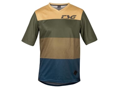 TSG "Swamp Jersey" T-Shirt - Blue/Olive/Beige