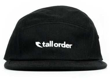 Tall Order "Logo 5 Panel" Cap - Black