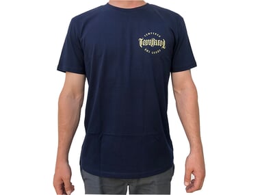 Tempered Bikes "BMX Goods" T-Shirt - Navy Blue