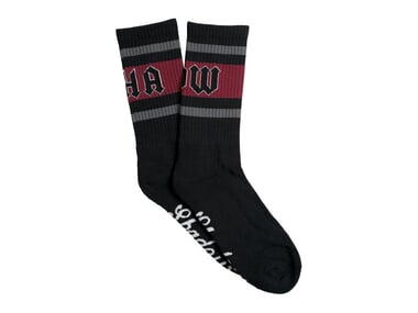 The Shadow Conspiracy "Benighted Crew" Socks - Black/Red