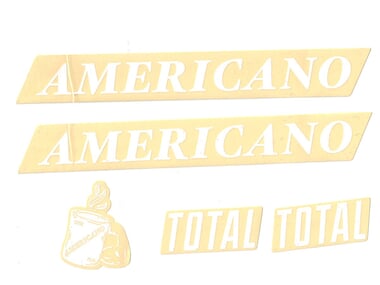 Total BMX "Americano" Rahmen Stickerset