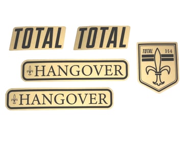 Total BMX "Hangover H4" Rahmen Stickerset