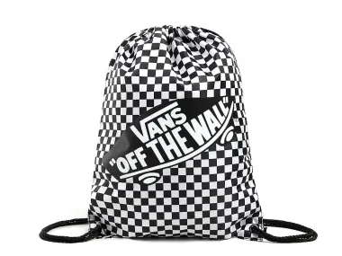 Vans "Benched Bag" Cinch Bag - Black/White