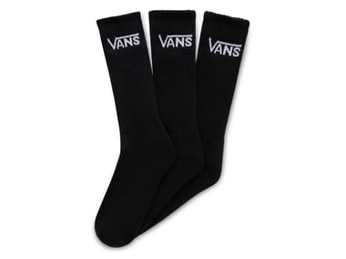 Vans "Classic Crew ROX" Socks (3 Pair) - Black/White