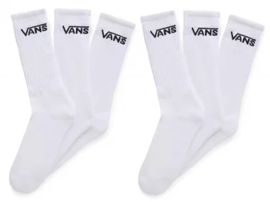 Vans  "Classic Crew" Socken (6 Paar) - White/Black