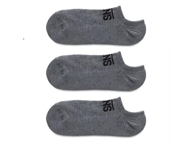 Vans "Classic Kick" Socks (3 Pair) - Grey/Black