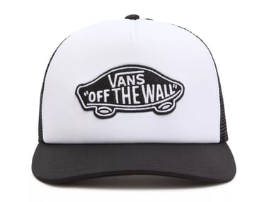 Vans "Classic Patch Curved Trucker" Kappe - White/Black