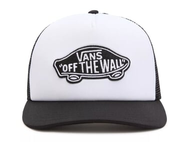 Vans "Classic Patch Curved Trucker" Cap - White/Black