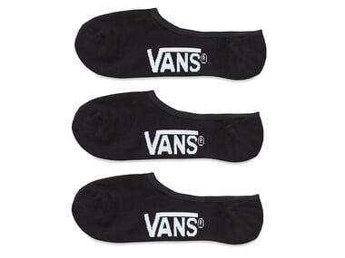 Vans "Classic Super No Show" Socks (3 Pair) - Black/White