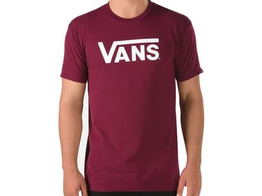 Vans "Classic" T-Shirt - Burgundy/White