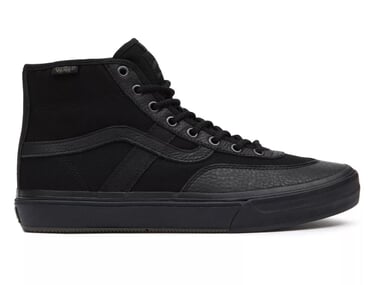 Vans "Crockett High" Shoes - Butter Leather Black/Black