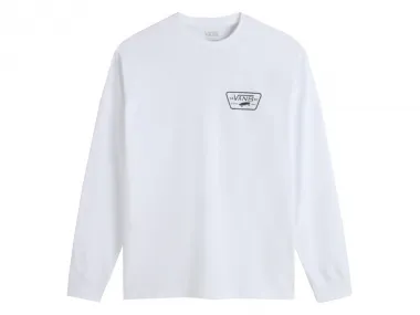 Vans "Full Patch Back" Longsleeve - White